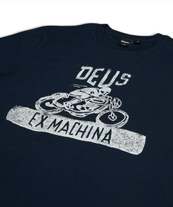 DEUS EX MACHINA OLD TURPS TEE NAVY