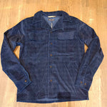 Charger l&#39;image dans la galerie, FLEURS DE BAGNE 50&#39;s OVERSHIRT INDIGO
