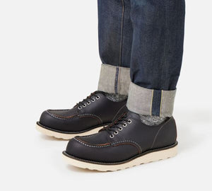 RED WING SHOES 8090 MOC OXFORD BLACK