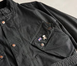 Charger l&#39;image dans la galerie, BARBOUR B.INTL SMQ 60TH ANNIVERSARY WAX JACKET BLACK
