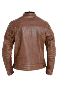 JOHN DOE LEATHER JACKET STORM TOBACCO