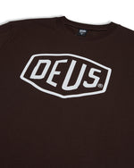 Charger l&#39;image dans la galerie, DEUS EX MACHINA SHIELD TEE CHOC BROWN
