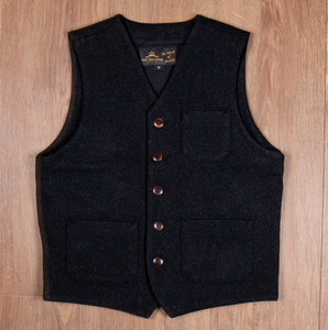 PIKE BROTHERS 1937 ROAMER VEST BEAVER BLACK